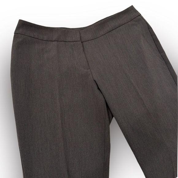 Kim Rogers Pants - KIM ROGERS Pant Charcoal Gray Flat Front No Pockets Smooth Fit 12 P